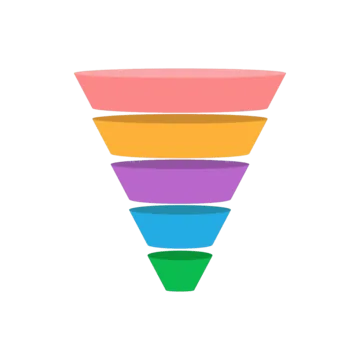 Funnel strategy icon